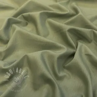 Katoenen stof met viscose olive