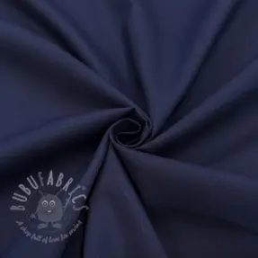 Katoenen stof met viscose navy