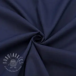 Katoenen stof met viscose navy