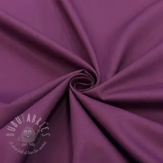 Katoenen stof met viscose aubergine