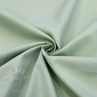 Katoenen stof met viscose mint