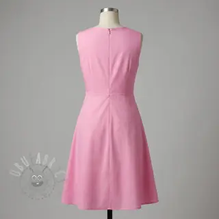 Katoenen stof met viscose light pink