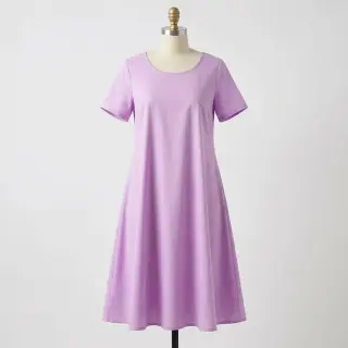 Bavlnená látka s viskózou lilac