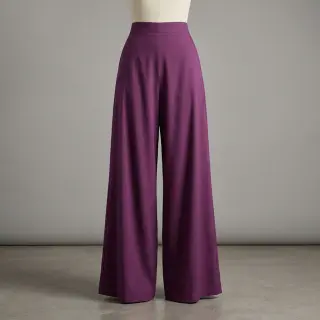 Bavlnená látka s viskózou aubergine