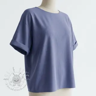 Katoenen stof met viscose jeans