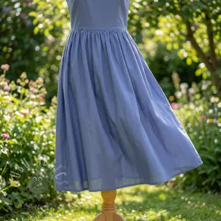Katoenen stof met viscose jeans