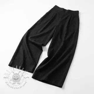 Katoenen stof met viscose black