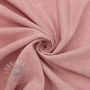 Katoenen stof SLUB WASHED old rose