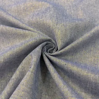 Bavlnená látka s ľanom LUREX blue
