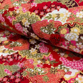 Katoenen stof JAPAN collection design O