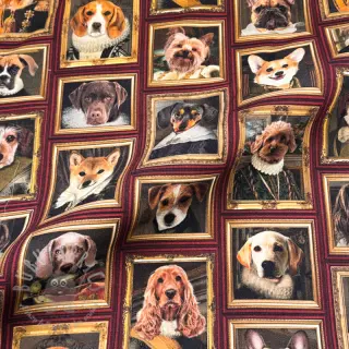 Decoratiestof Dogs golden age digital print