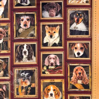 Decoratiestof Dogs golden age digital print