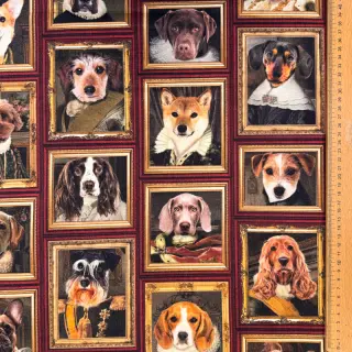 Dekoračná látka Dogs golden age digital print