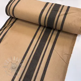 Decoratiestof Bernadette stripe lin noir