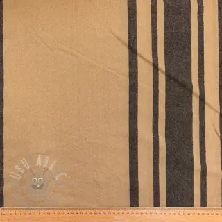 Decoratiestof Bernadette stripe lin noir