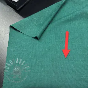 Viscose met linnen PREMIUM bottle green 2e keus