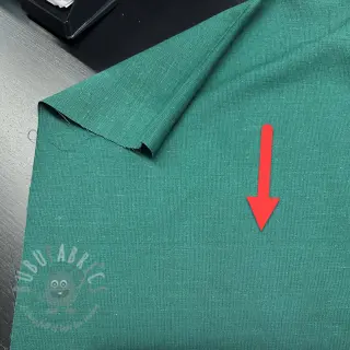 Viscose met linnen PREMIUM bottle green 2e keus