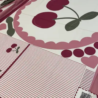 Bavlnená látka Cherries playmat PANEL digital print