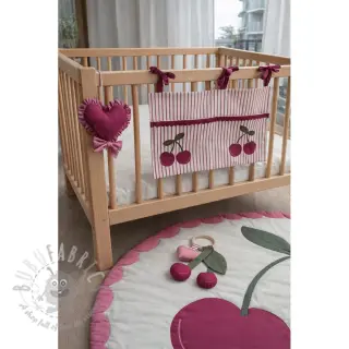Katoenen stof Cherries playmat PANEL digital print