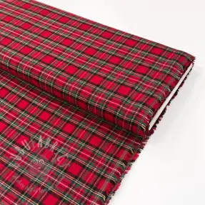 Katoenen stof LIGHT FLANNEL Check design G