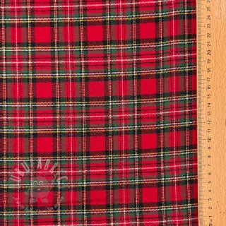 Katoenen stof LIGHT FLANNEL Check design G