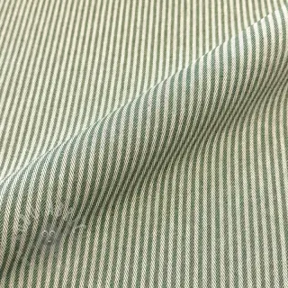 Decoratiestof DOBBY Colored stripe army green