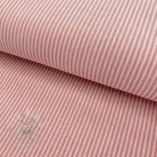 Decoratiestof DOBBY Colored stripe blush