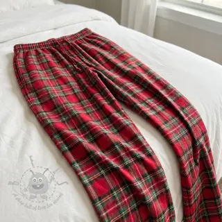 Katoenen stof LIGHT FLANNEL Check design G