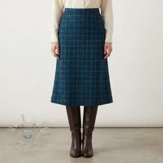 Katoenen stof LIGHT FLANNEL Check design A