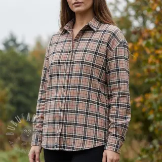 Katoenen stof LIGHT FLANNEL Check design F