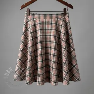 Katoenen stof LIGHT FLANNEL Check design F