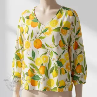 Viscose RAYON POPLIN Fruity design D