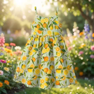 Viscose RAYON POPLIN Fruity design E
