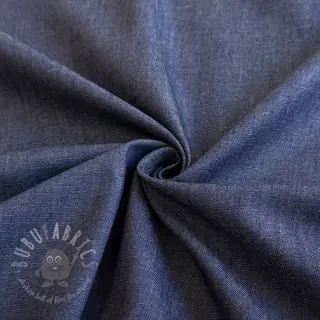 Katoenen stof JEANS Chambre dark blue