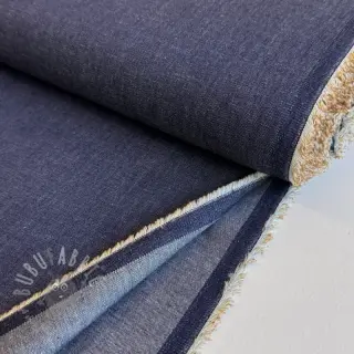 Katoenen stof JEANS Chambre dark blue