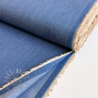 Katoenen stof JEANS Chambre dark jeans