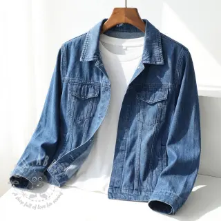 Katoenen stof JEANS Chambre dark jeans