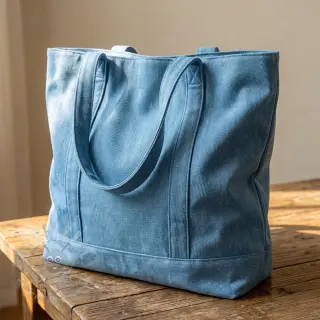 Katoenen stof JEANS Chambre light jeans