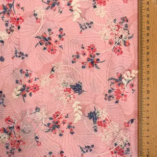 Katoenen stof met bijmenging van Burny lovely pink