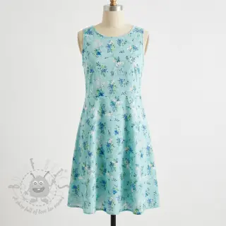 Katoenen stof met bijmenging van Burny lovely green