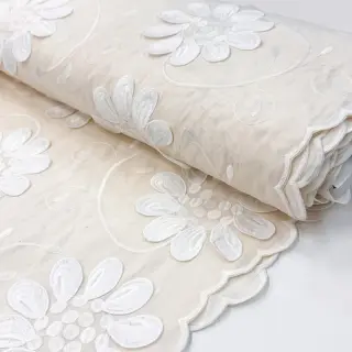 Bavlnená látka EMBROIDERY Bellagio cream