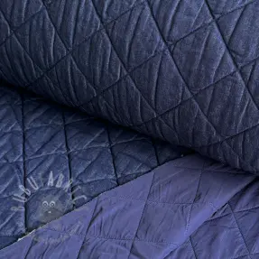 Gewatteerde stof Stepples Denim square