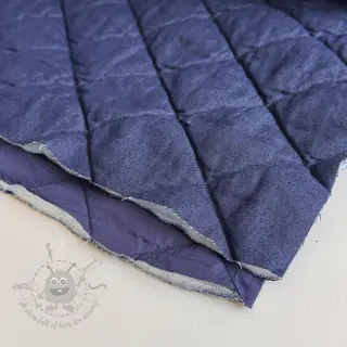 Gewatteerde stof Stepples Denim square