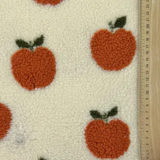 Mantelstof TEDDY JACQUARD Apples