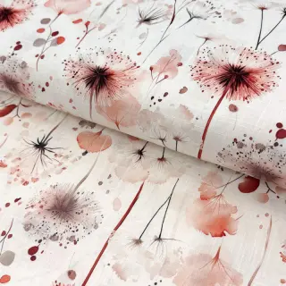 Viskóza s ľanom Flower sea design C
