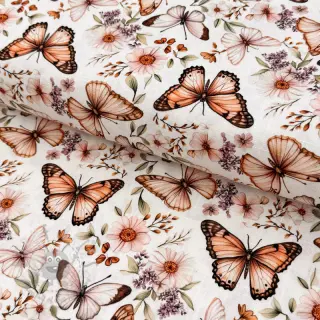 Viscose met linnen Botanic design C