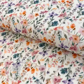 Viscose met linnen Shabby chic design D