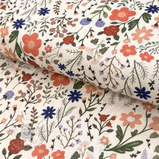 Viscose met linnen Botanic design B
