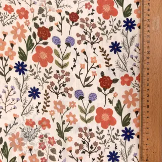 Viscose met linnen Botanic design B