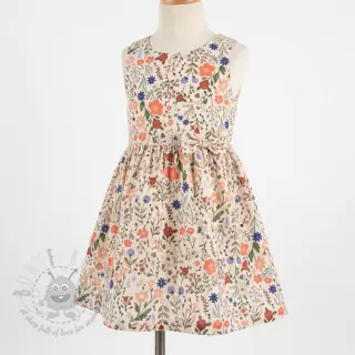 Viscose met linnen Botanic design B